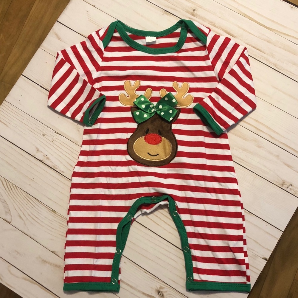 Reindeer Christmas romper